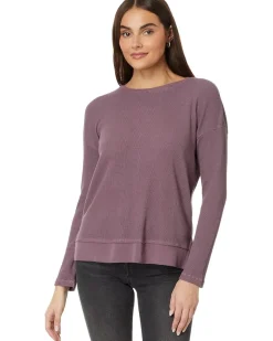 Long Sleeve Crew Neck Boxy Top