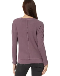 Long Sleeve Crew Neck Boxy Top