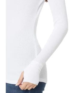 Long Sleeve Crew Neck Tee with Thumbhole