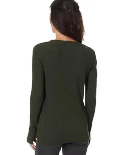 Long Sleeve Crew Tee with Thumbhole