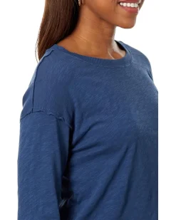 Long Sleeve Cropped Boxy Top