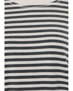 Long Sleeve Drop Shoulder Boxy Crew Neck Tee