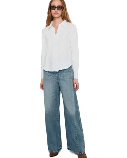 Long Sleeve Easy Polo Tee