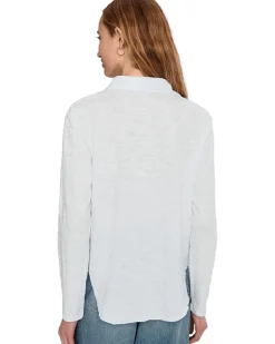 Long Sleeve Easy Polo Tee