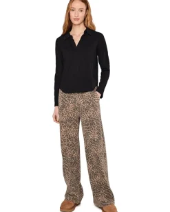 Long Sleeve Easy Polo Tee