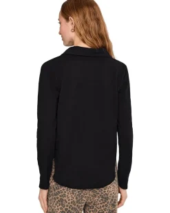 Long Sleeve Easy Polo Tee