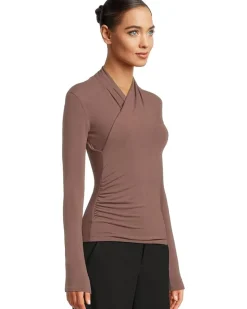 Long Sleeve Fixed Wrap Top
