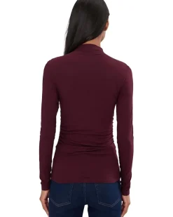 Long Sleeve Hazel Mockneck Side Cinch