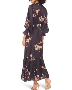 Long Sleeve Maxi Dress with Smocked