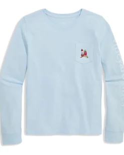 Long Sleeve Pocket Tee (Toddler/Little Kid/Big Kid)
