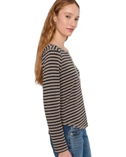 Long Sleeve Slim Shirttail Henley