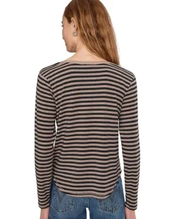 Long Sleeve Slim Shirttail Henley