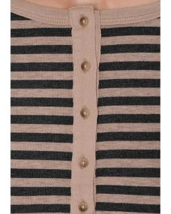 Long Sleeve Slim Shirttail Henley