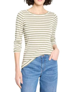 Long Sleeve Stripe Boat Tee