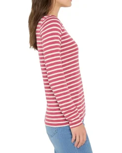 Long Sleeve Stripe Boat Tee