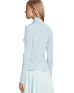 Long Sleeve Sunsense Mandarin Collar Base Layer Top
