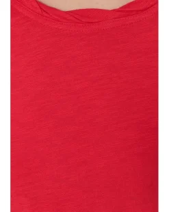 Long Sleeve Twisted Scoopneck Tee