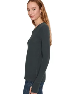 Long Sleeve With Thumbhole, Crewneck Tee