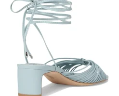 Lory Ankle Wrap Kitten Heel Sandals