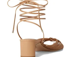 Lory Ankle Wrap Kitten Heel Sandals