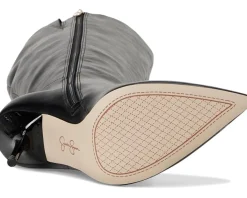 Lovienn Pointed Toe Wide Calf Knee Boots