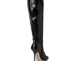 Lovienn Pointed Toe Wide Calf Knee Boots