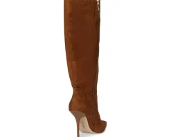 Lovienn Pointed Toe Wide Calf Knee Boots