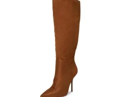 Lovienn Pointed Toe Wide Calf Knee Boots