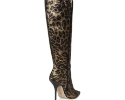 Lovienn Pointed Toe Wide Calf Knee Boots