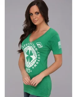 Lucky Shop S/S Baby V-Neck Tee