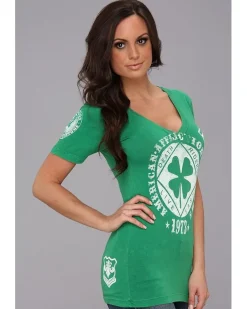 Lucky Shop S/S Baby V-Neck Tee