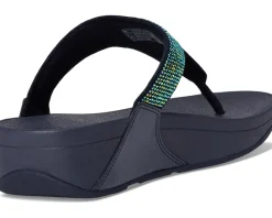 Lulu Crystal Embellished Toe-Post Sandals