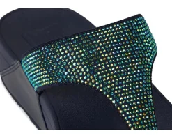 Lulu Crystal Embellished Toe-Post Sandals