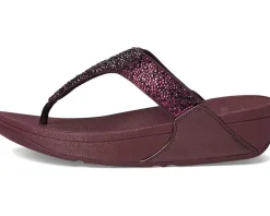 Lulu Crystal-Mix Toe-Post Sandals