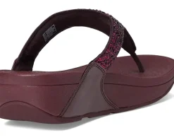 Lulu Crystal-Mix Toe-Post Sandals