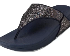 Lulu Multi-Tonal Glitter Toe-Post Sandals