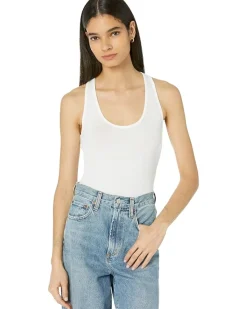 Luxury Rib Racerback Tank Bodysuit RIB404