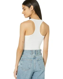 Luxury Rib Racerback Tank Bodysuit RIB404