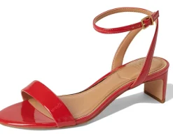 Lylah Kitten Heel Ankle Strap Sandals