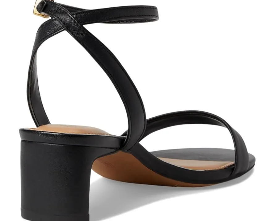 Lylah Kitten Heel Ankle Strap Sandals