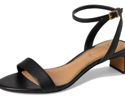 Lylah Kitten Heel Ankle Strap Sandals