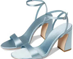 Malia Curved Heel Simple Sandals With Ankle Wrap