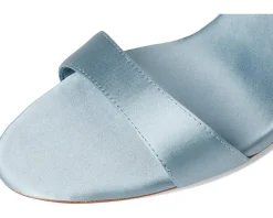 Malia Curved Heel Simple Sandals With Ankle Wrap