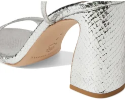 Malia Curved Heel Simple Sandals With Ankle Wrap