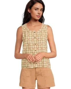 Manzana Button Front Tank