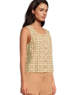 Manzana Button Front Tank