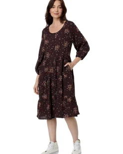 Manzana Tiered Long Sleeve Dress