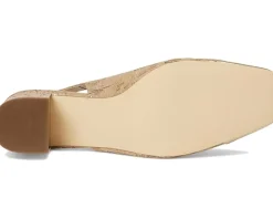 Mari Cork Slingback Pumps