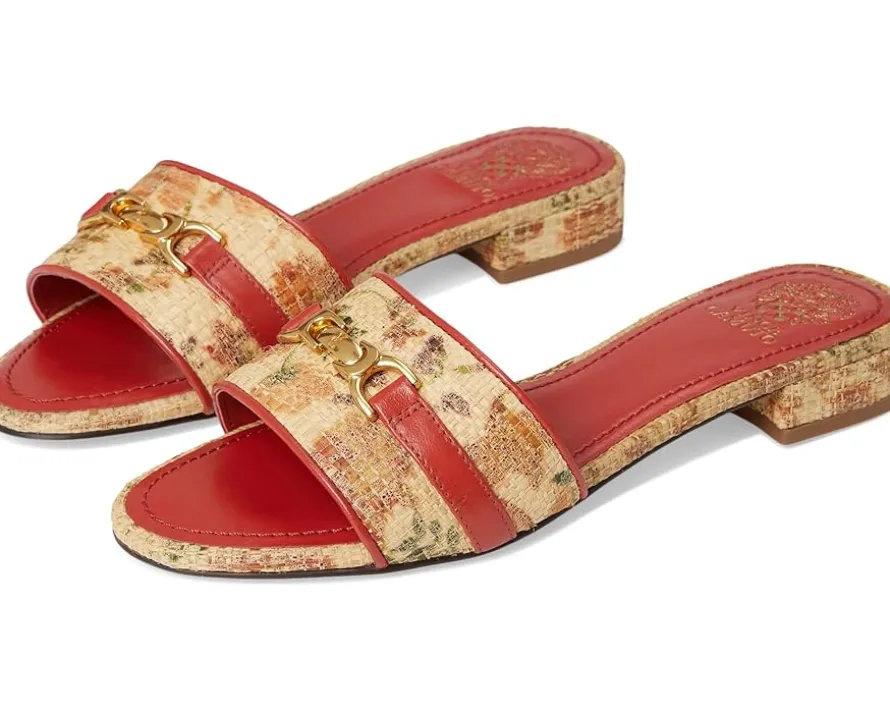 Maxine Banded Buckle Slide Sandals