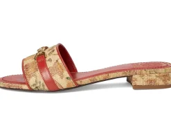 Maxine Banded Buckle Slide Sandals